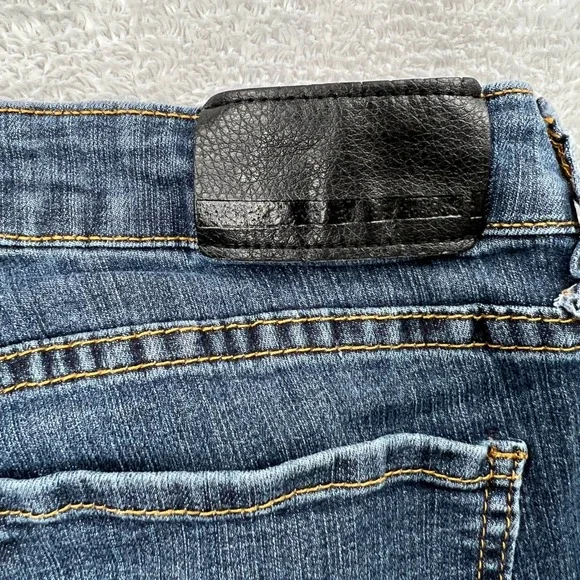 !iT Jeans Tiffany Roll Up Ankle Skinny Jeans Med Wash Blue W22596DB01 Women 10 - Picture 9 of 12